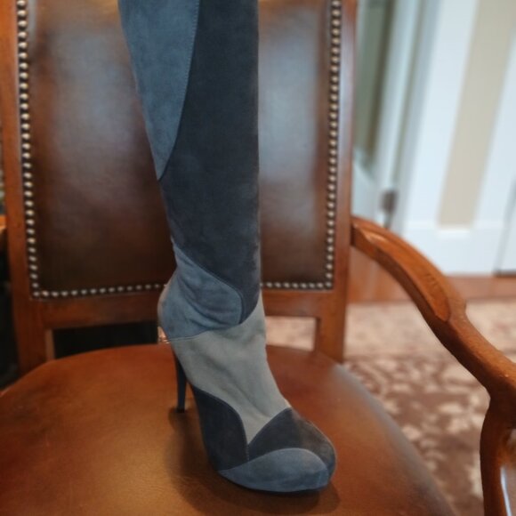 New leather tall boots in 3 colours. - Picture 3 of 7